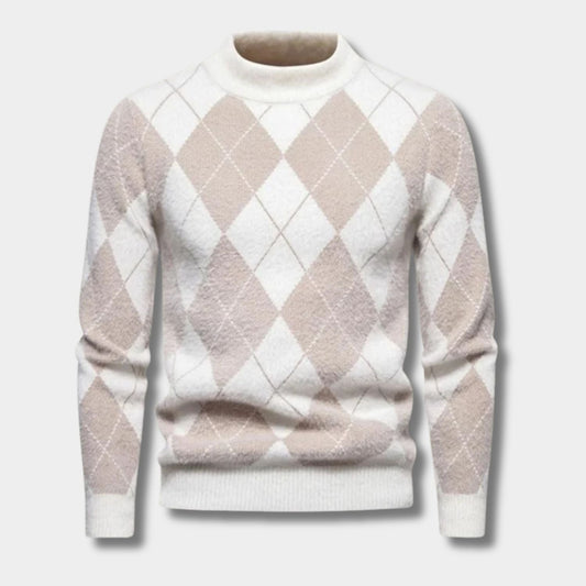 Argyle Knit Jumper | Zyphhra