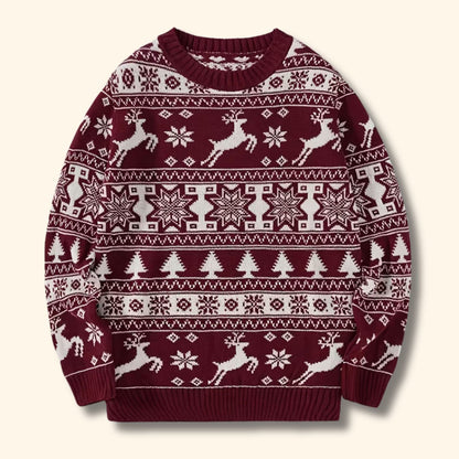Nordic Reindeer Christmas Jumper | Zyphhra
