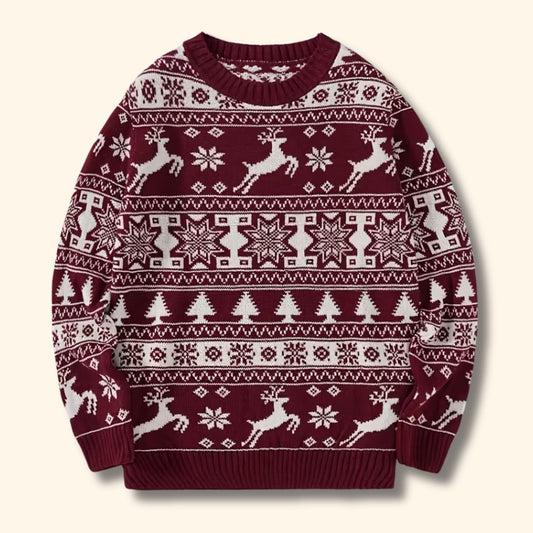 Nordic Reindeer Christmas Jumper | Zyphhra