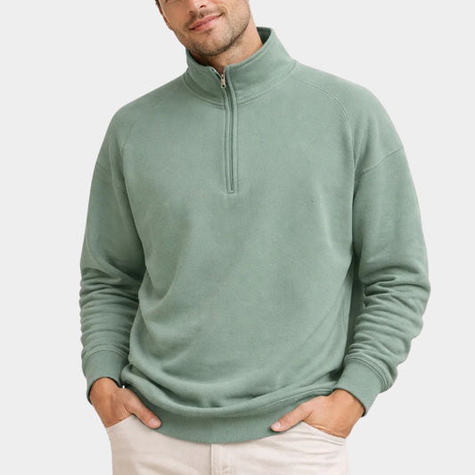 Stand Collar Fleece Quarter-Zip | Zyphhra