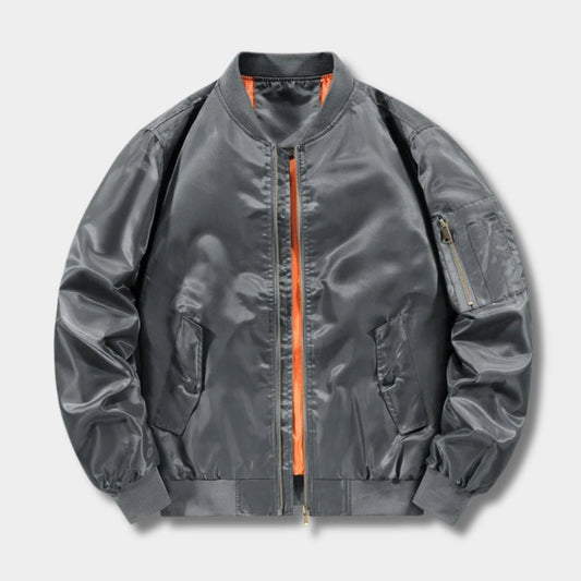 Classic Utility Bomber Jacket | Zyphhra
