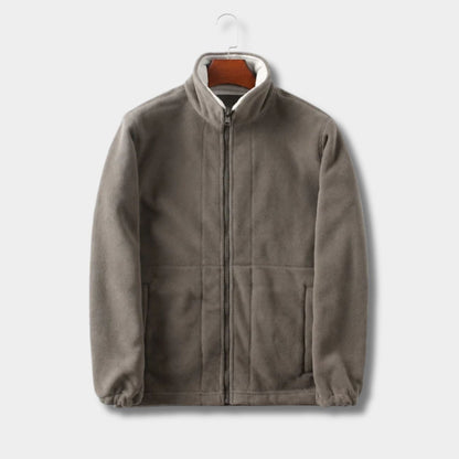 Stand Collar Casual Fleece Jacket | Zyphhra