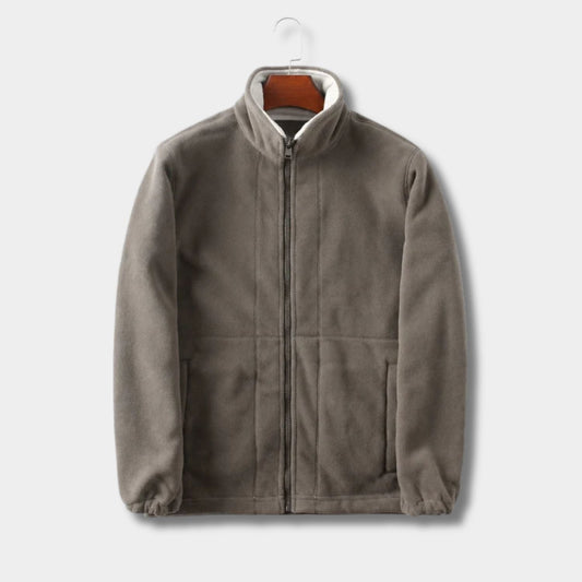 Stand Collar Casual Fleece Jacket | Zyphhra