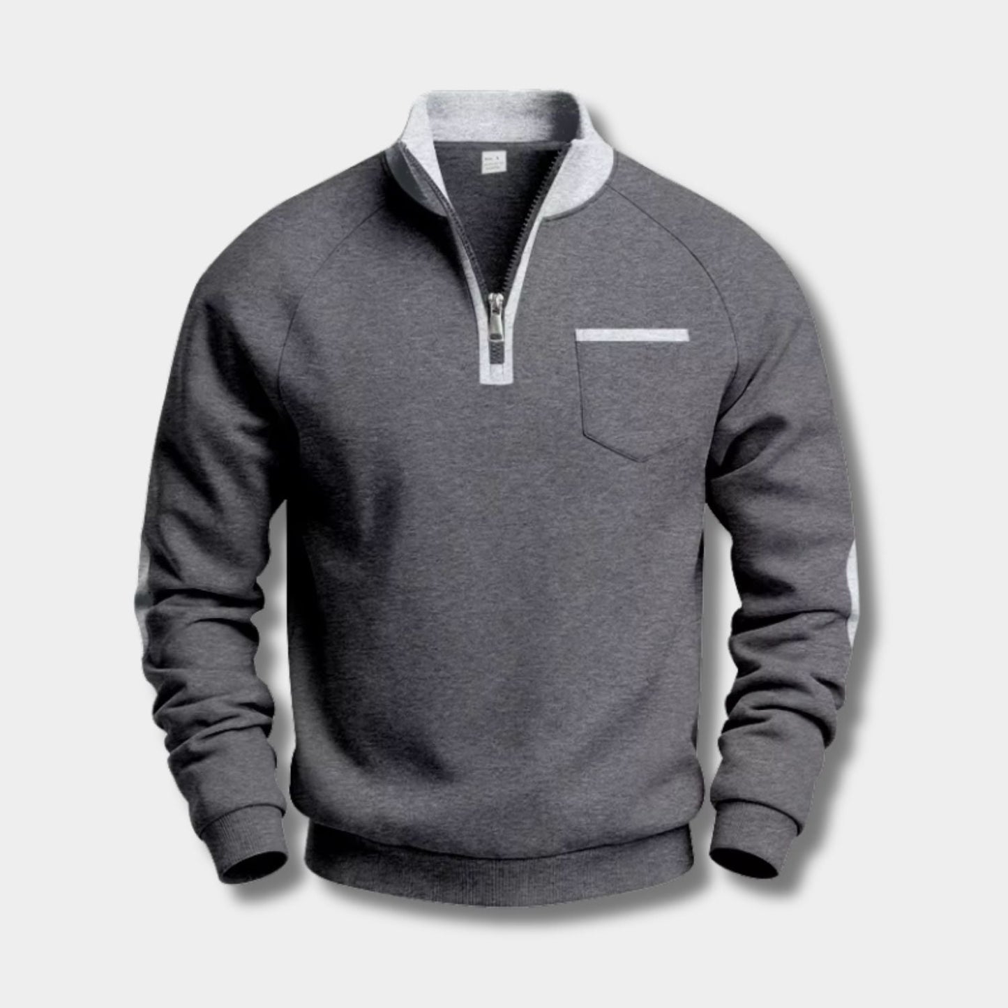 Fleece Pocket Pullover Quarter-Zip | Zyphhra