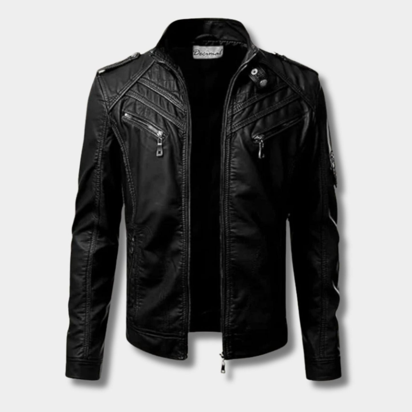 Removable Hood Leather Jacket | Zyphhra