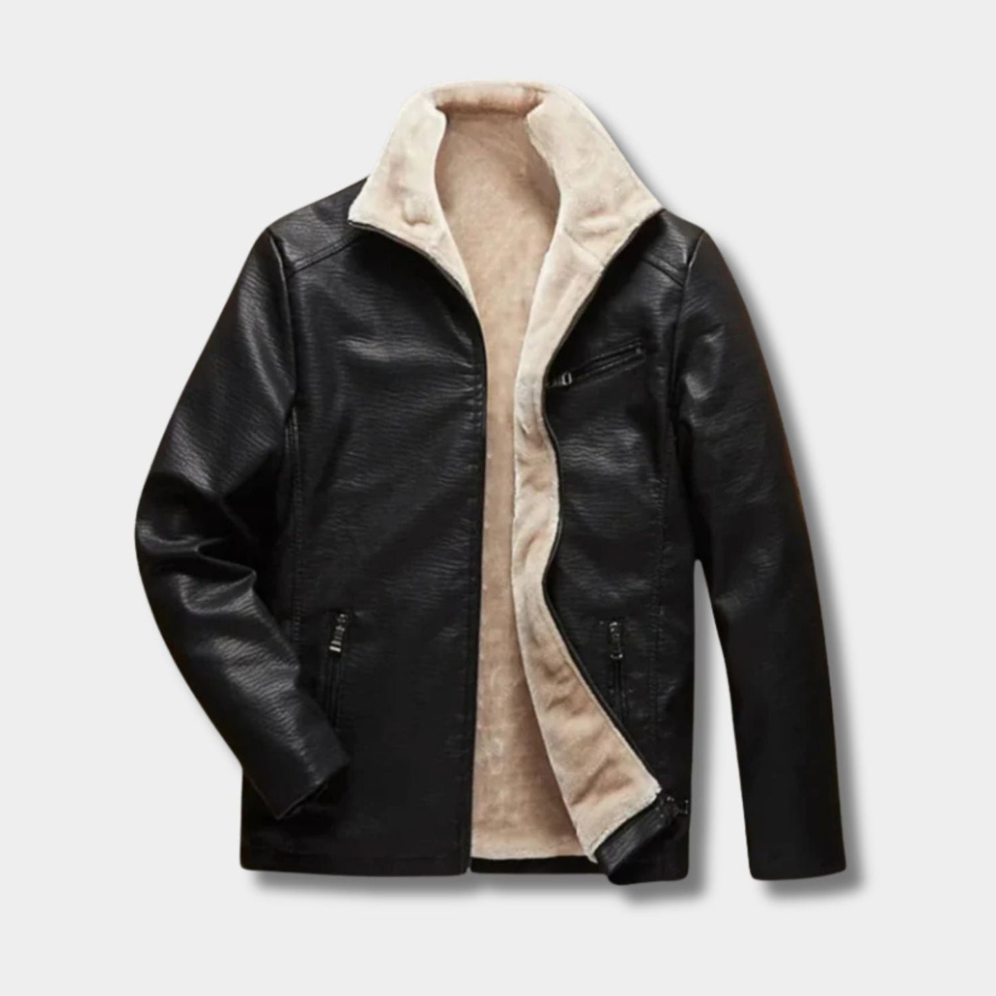 Classic Winter Leather Jacket | Zyphhra