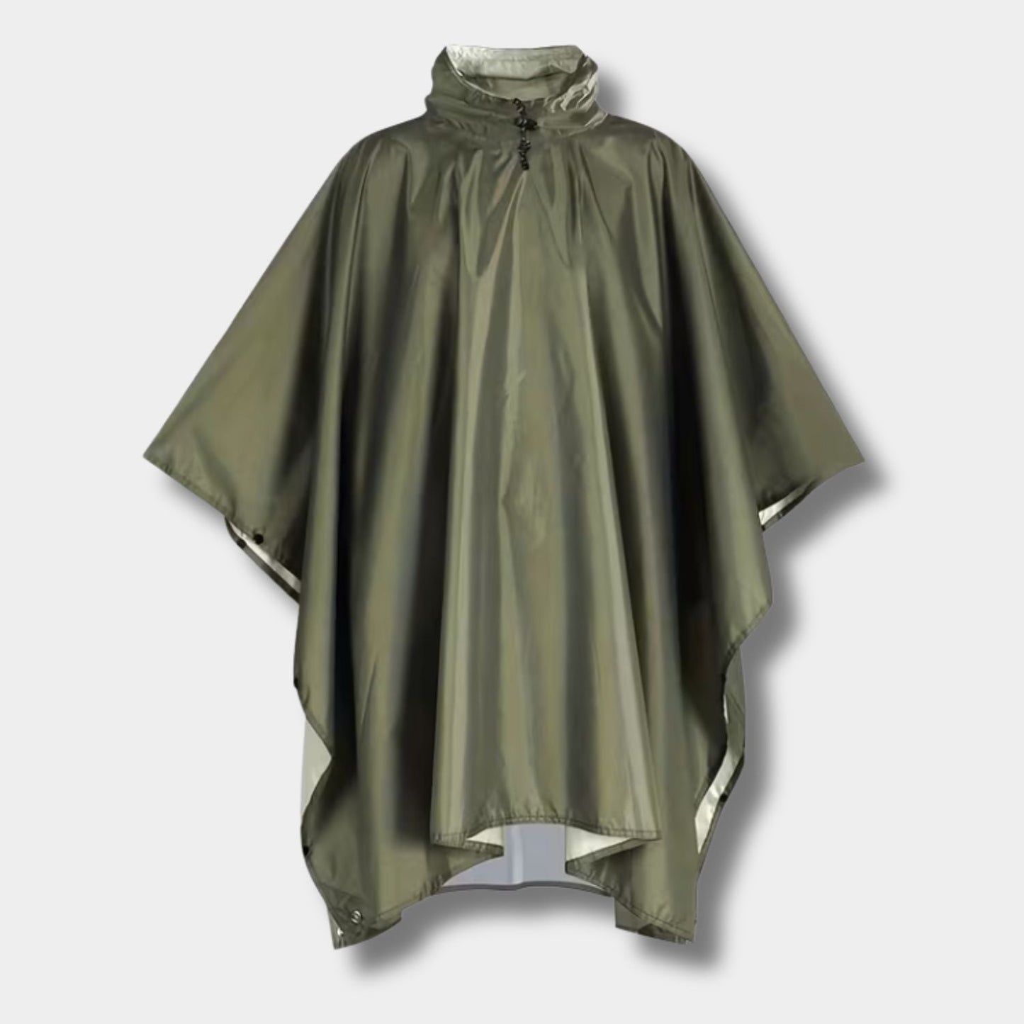 Drawstring Hooded Poncho Rain Coat | Zyphhra