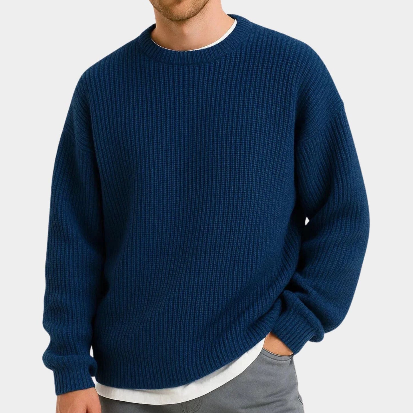 Oversized Ribbed Knit Jumper | Zyphhra