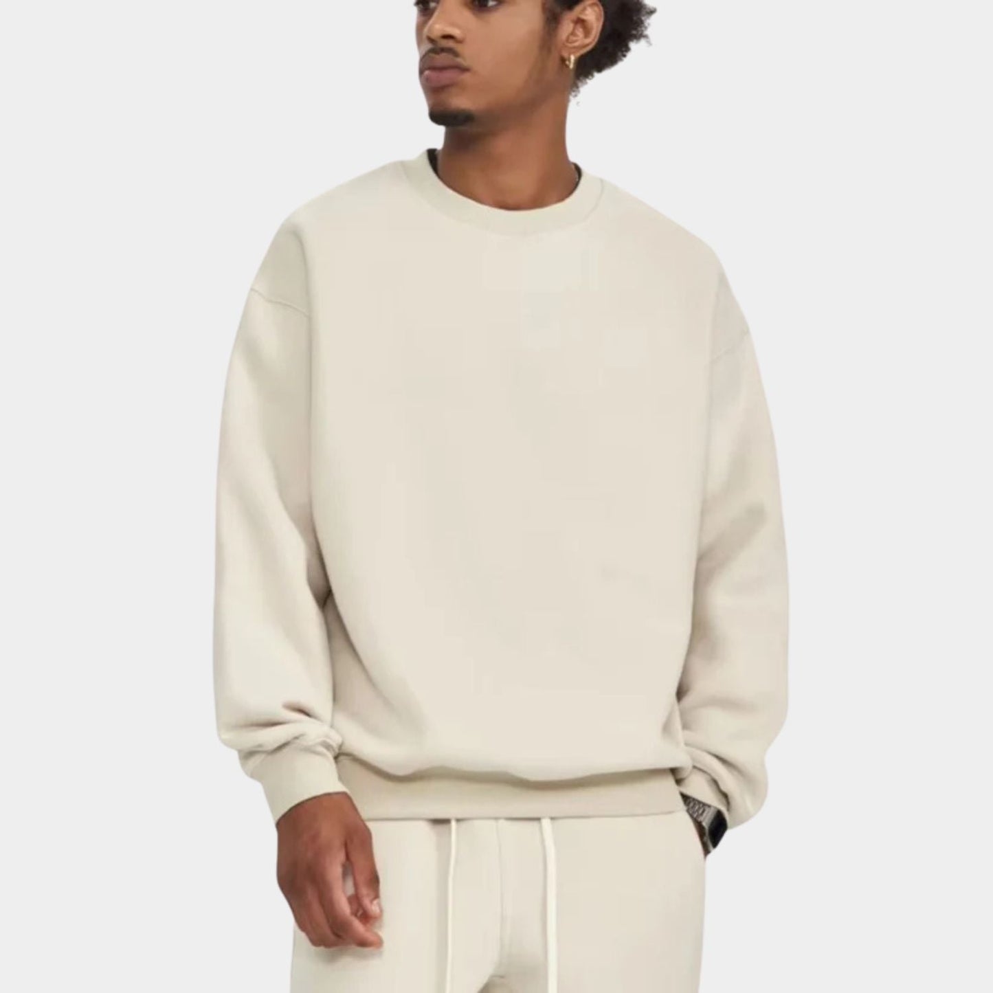 Relaxed Fit Crew Neck Jumper | Zyphhra