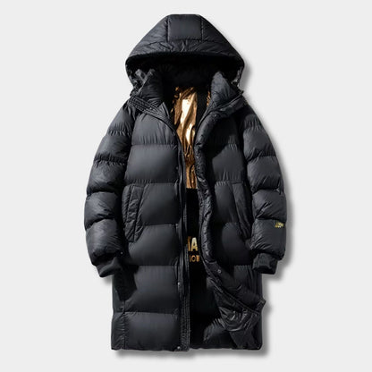Extra Thick Hooded Puffer Ski Coat | Zyphhra