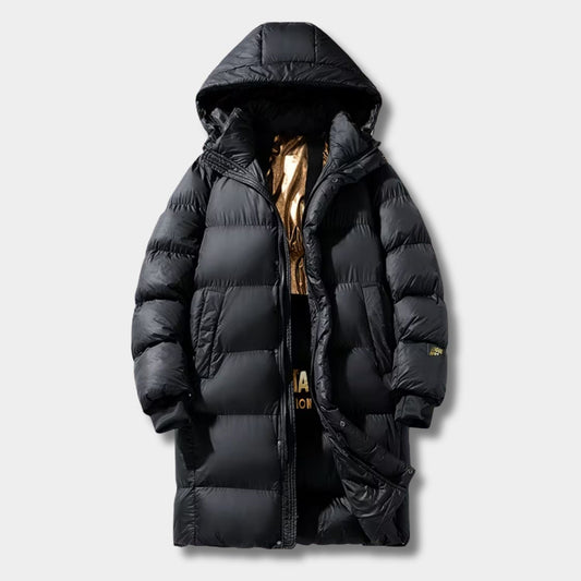 Extra Thick Hooded Puffer Ski Coat | Zyphhra