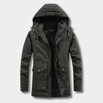 Hooded Utility Winter Jacket | Zyphhra