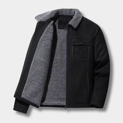 Sherpa Lined Aviator Winter Jacket | Zyphhra