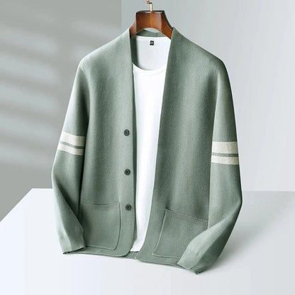 Minimalist Stripe Sleeve Cardigan | Zyphhra