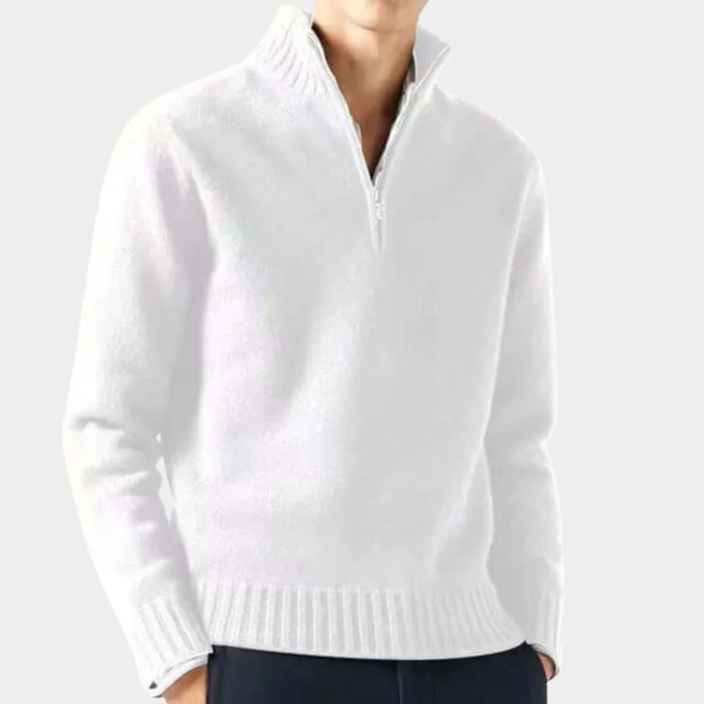 Quarter-Zip Warm Jumper | Zyphhra
