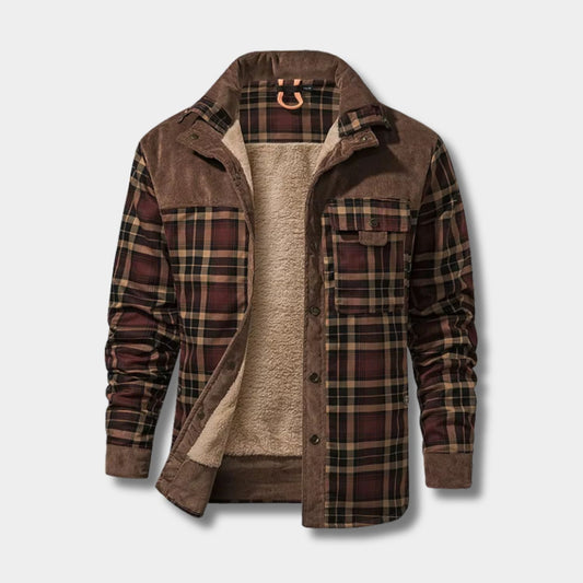 Fleece Lined Flannel Shirt Jacket | Zyphhra