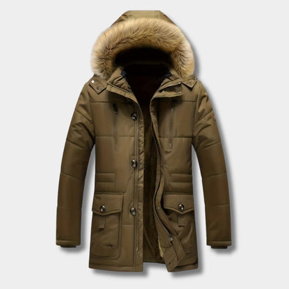 Fur Hood Padded Ski Coat | Zyphhra