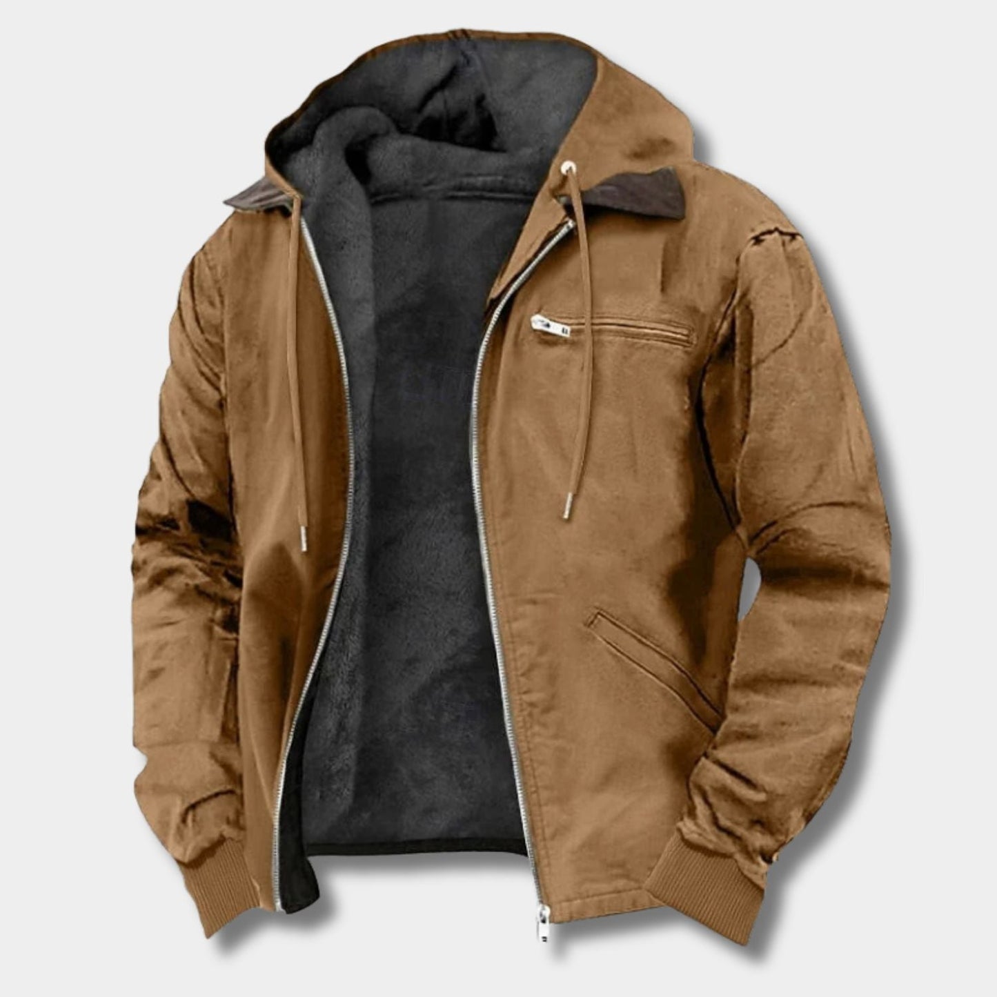Hooded Sherpa Fleece Jacket | Zyphhra