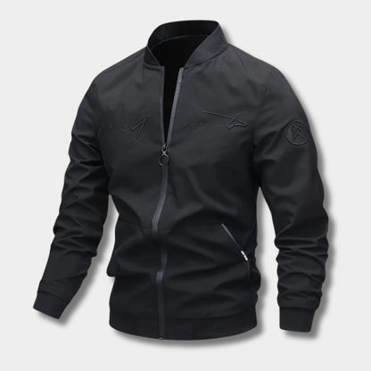 Embroidered Casual Bomber Jacket | Zyphhra