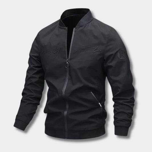 Embroidered Casual Bomber Jacket | Zyphhra