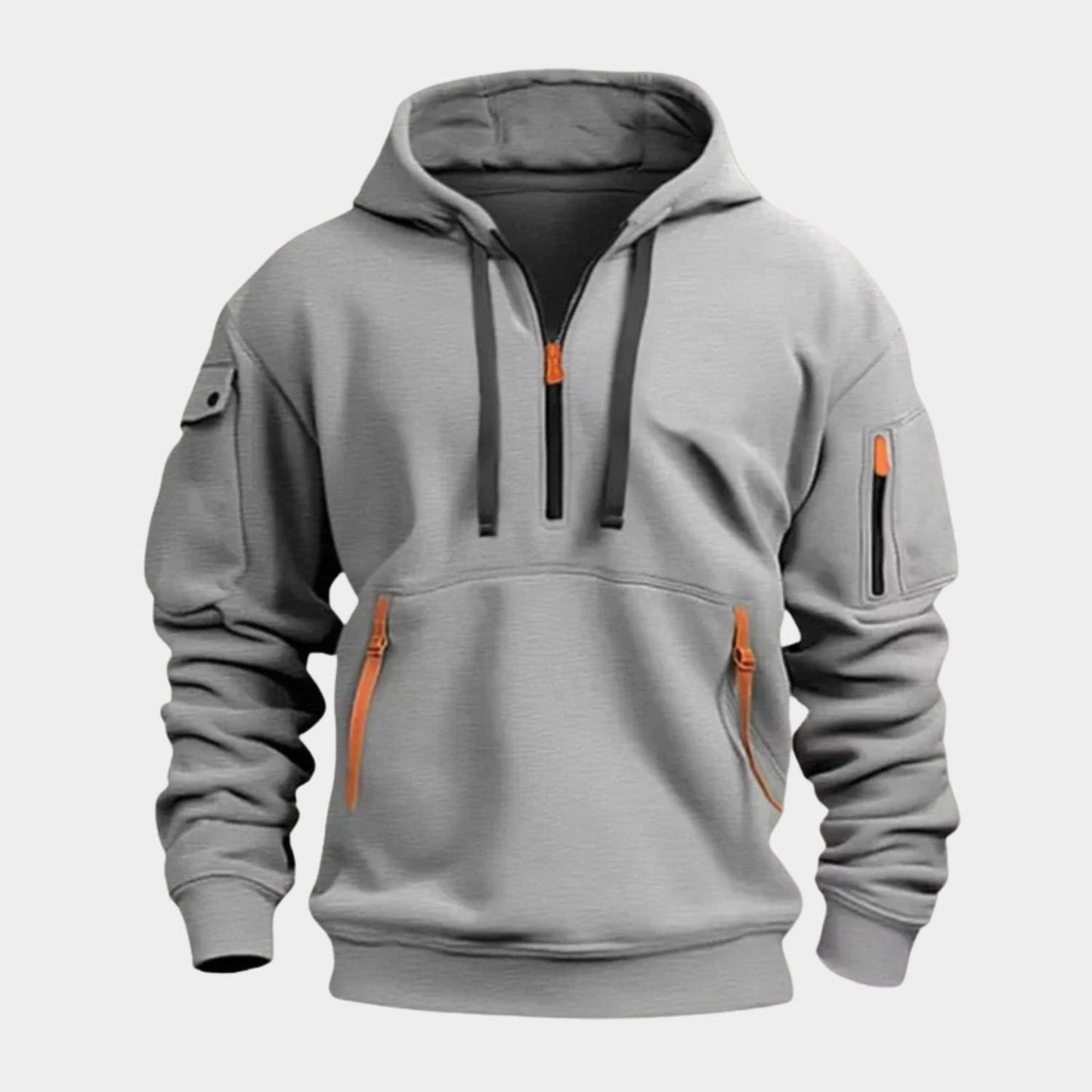 Half Zip Utility Hoodie | Zyphhra