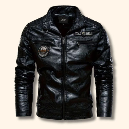 Urban Utility Leather Jacket | Zyphhra