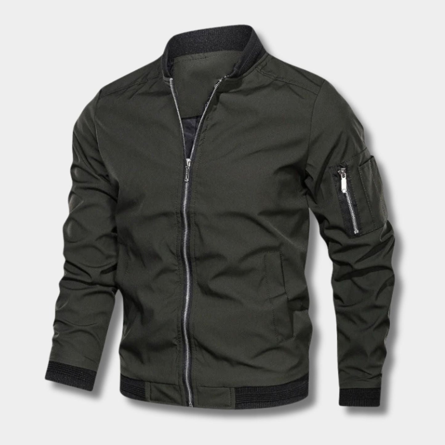 Minimal Utility Bomber Jacket | Zyphhra