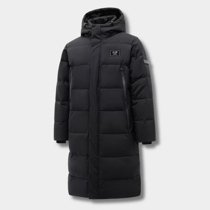 Long Hooded Puffer Ski Coat | Zyphhra