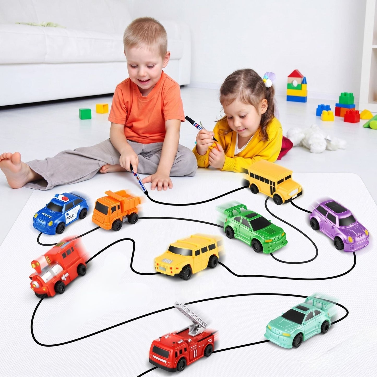 Line Following Drawing Toy Car | Zyphhra