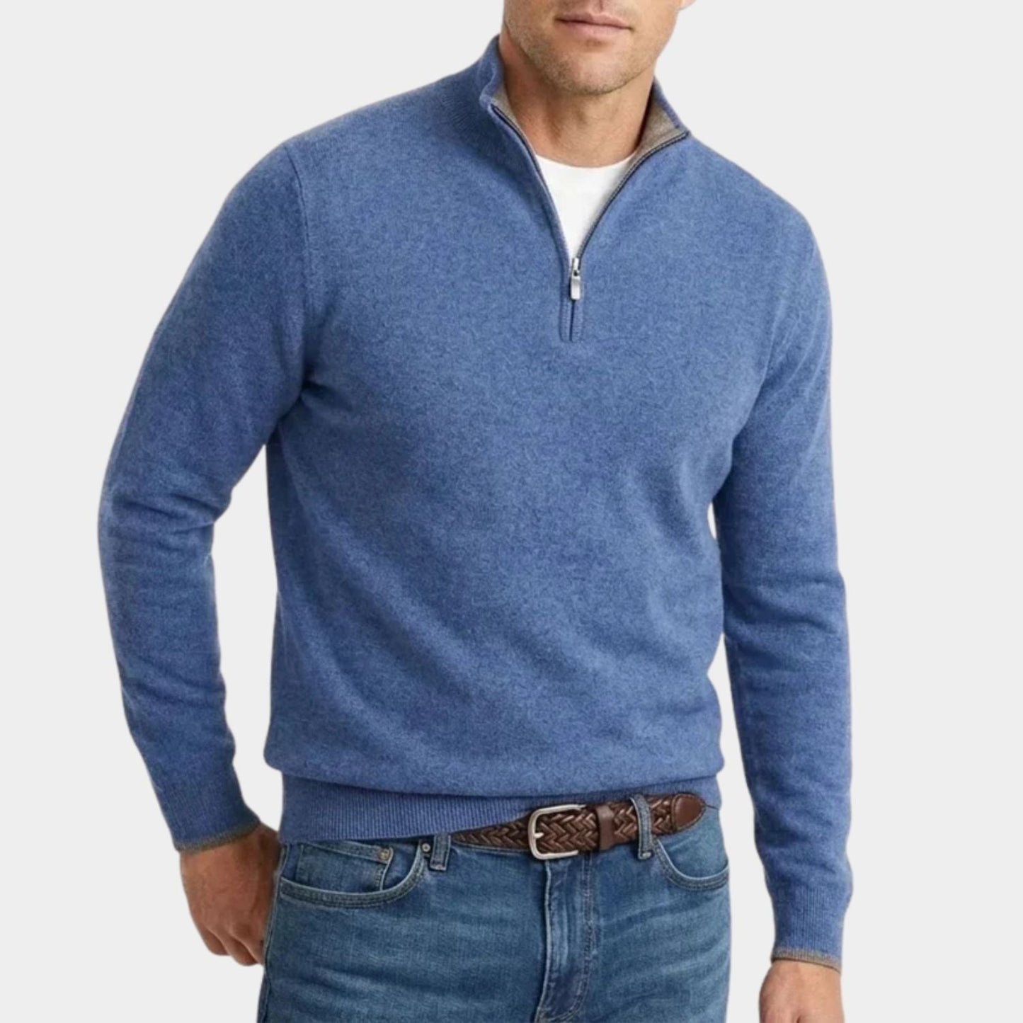 Classic Quarter-Zip Jumper | Zyphhra