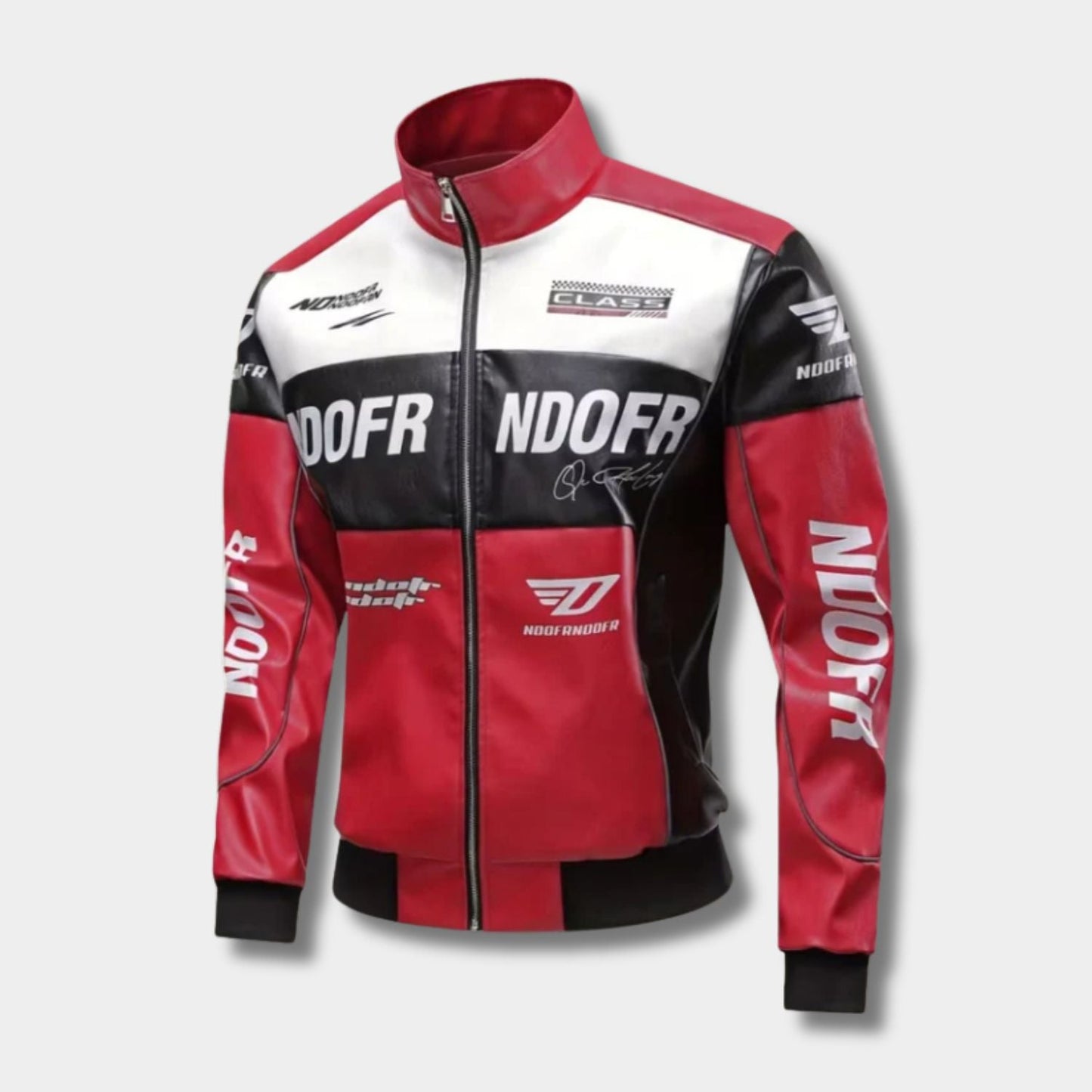 Racing Moto Leather Jacket | Zyphhra