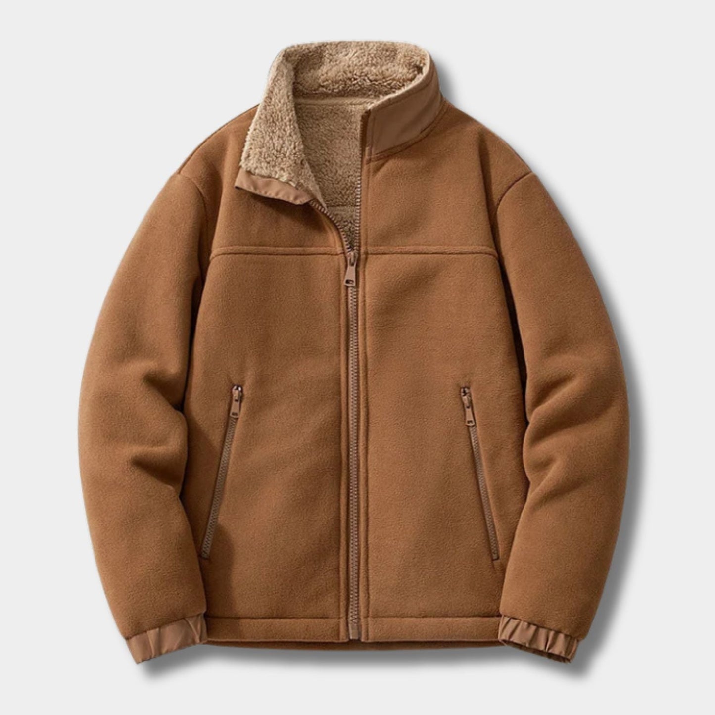 Sherpa Lined Winter Fleece Jacket | Zyphhra