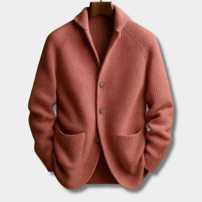 Tailored Shawl Knit Cardigan | Zyphhra