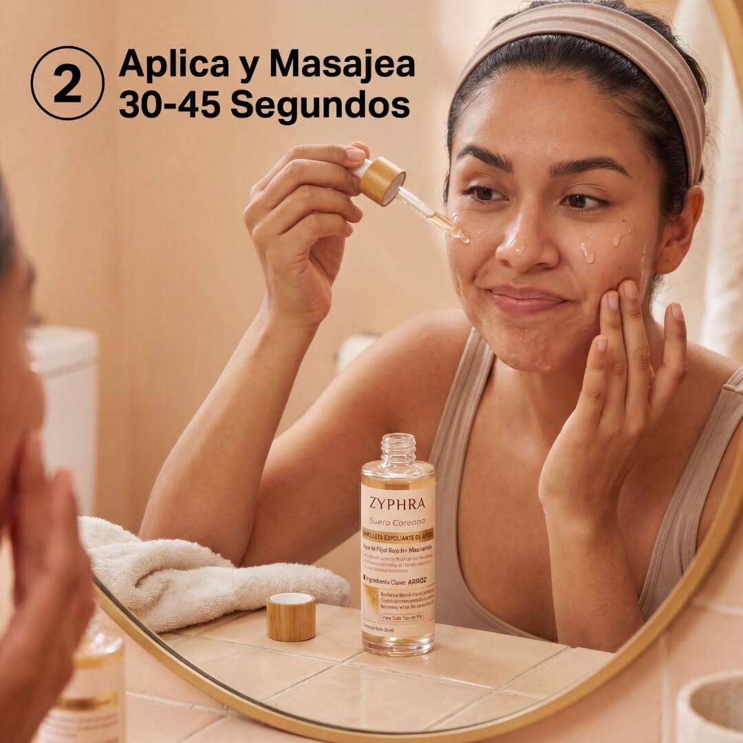 Aplica y Masajea 30-45 Segundos