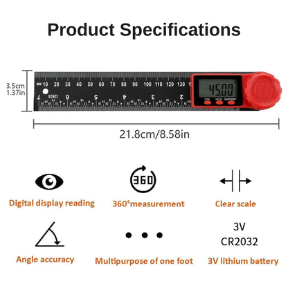Precision Angle Digital Measurement Device | Zyphhra