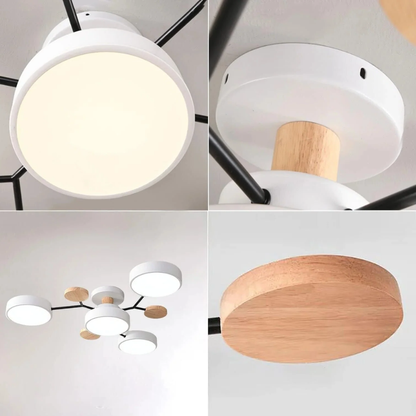 Sleek Circular LED Ceiling Fixture | Zyphhra