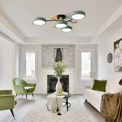 Sleek Circular LED Ceiling Fixture | Zyphhra