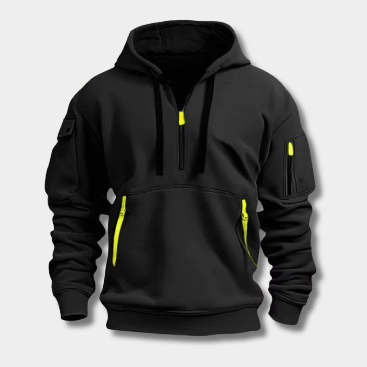 Half Zip Utility Hoodie | Zyphhra