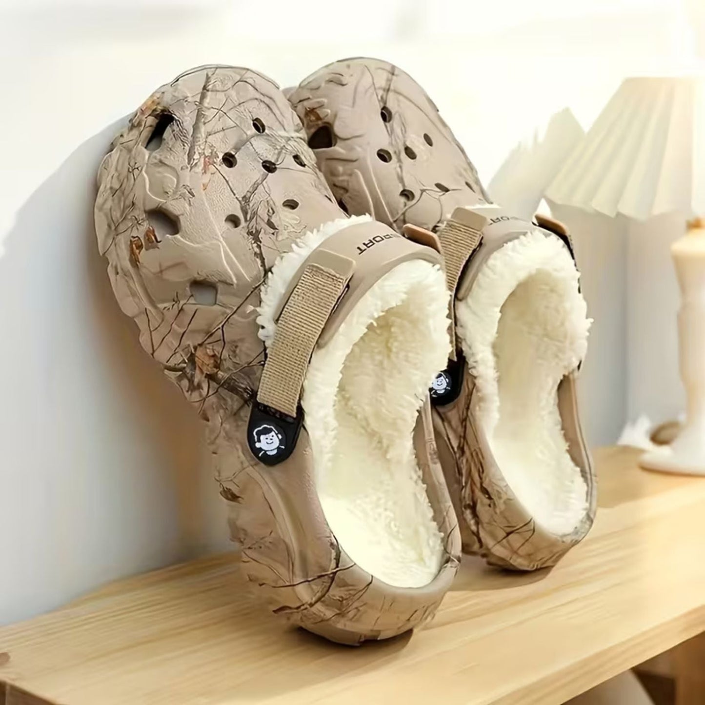 Fleece-Lined EVA Winter Slippers | Zyphhra