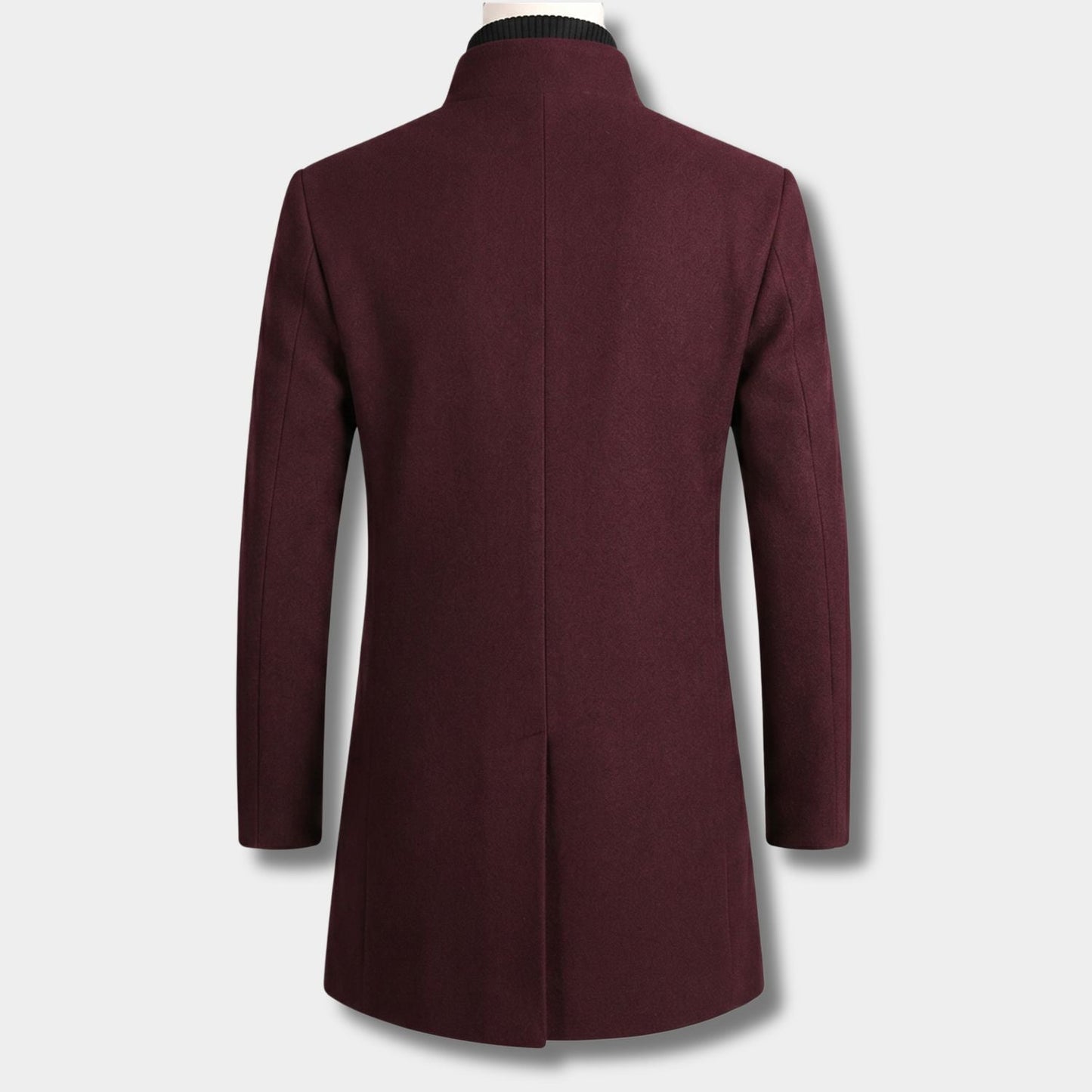 High Neck Wool Blend Over Coat | Zyphhra