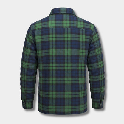Quilted Check Flannel Shirt Jacket | Zyphhra