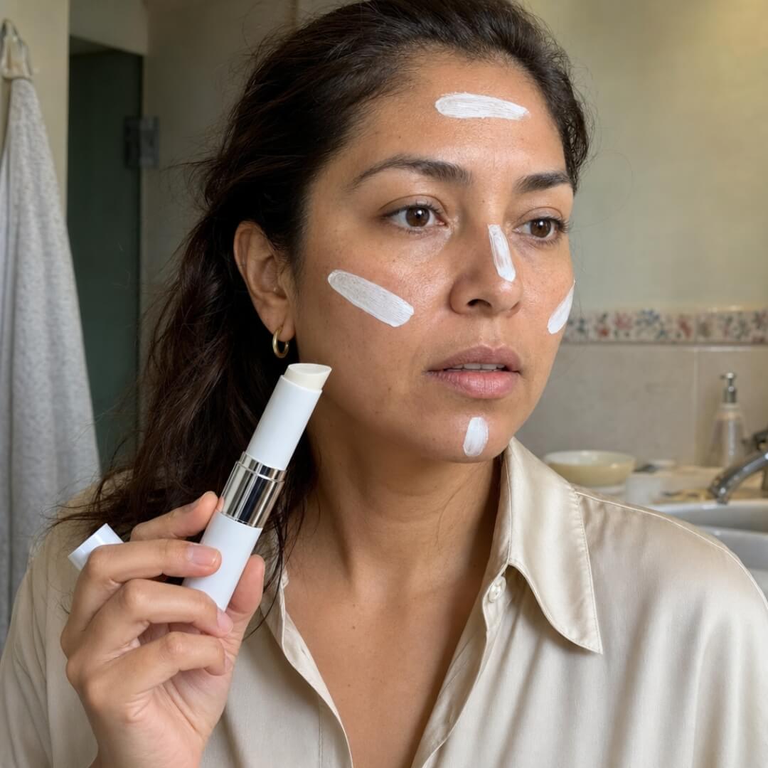 Aplica directo, como si fuera un labial.