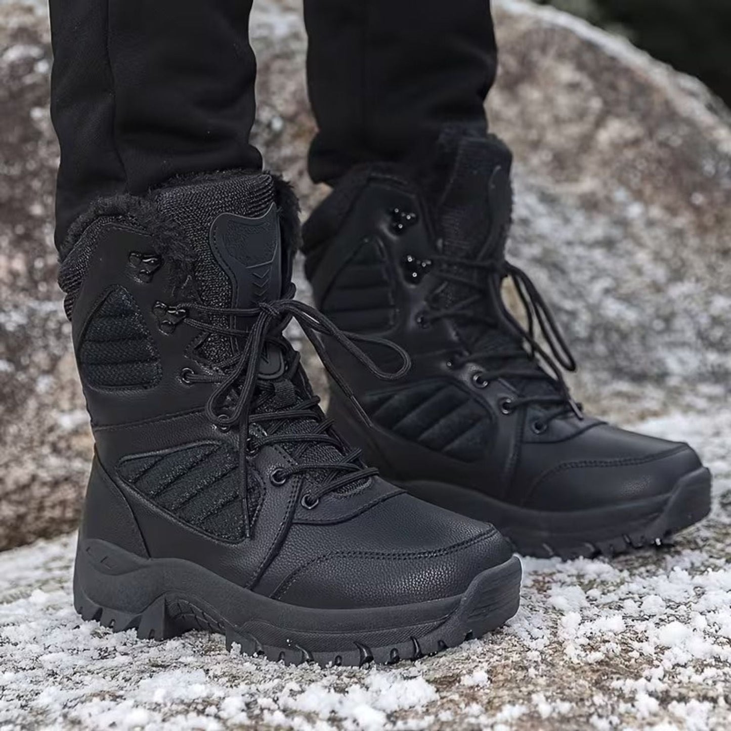 Faux Fur Winter Snow Boots | Zyphhra
