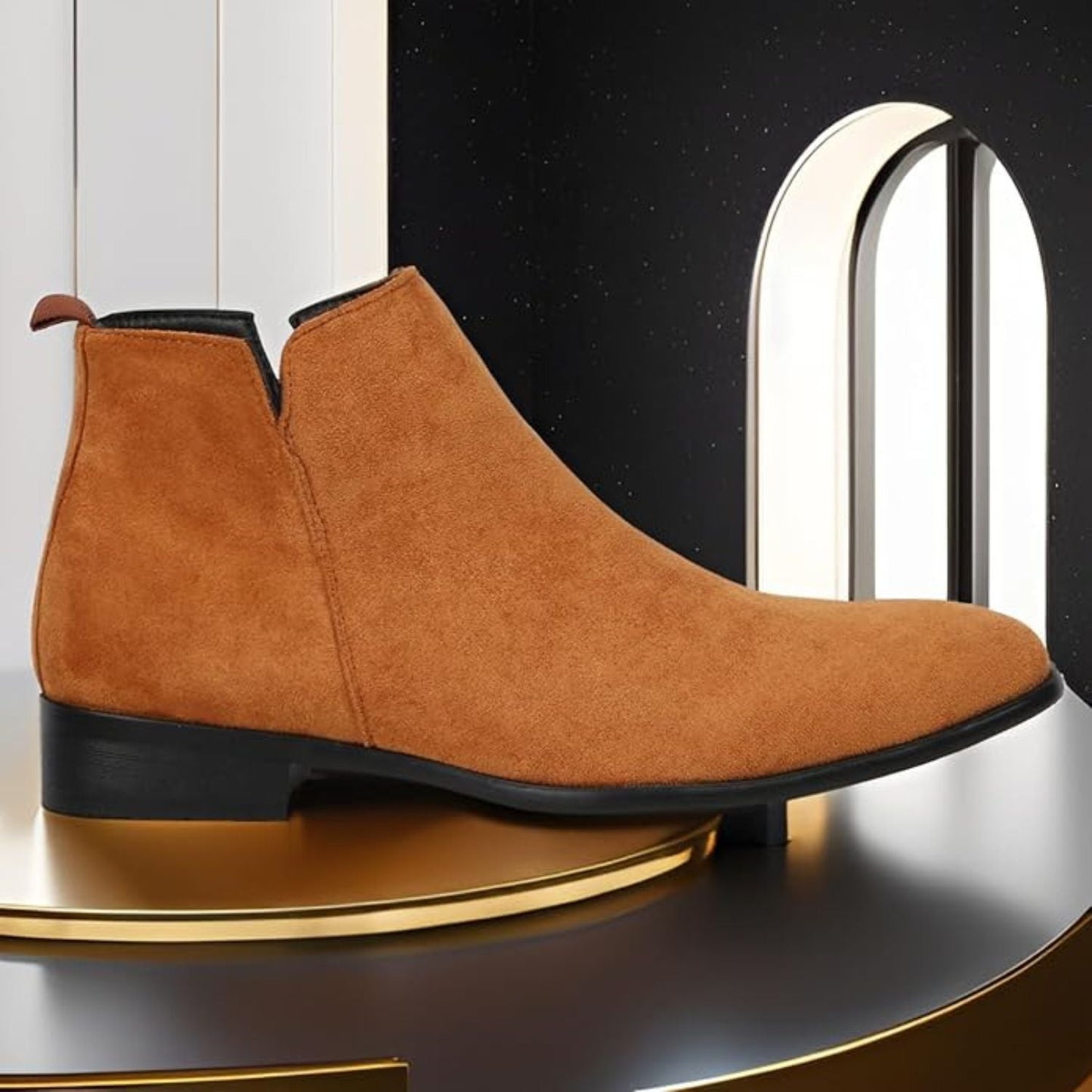 Square Toe Chelsea Boots | Zyphhra
