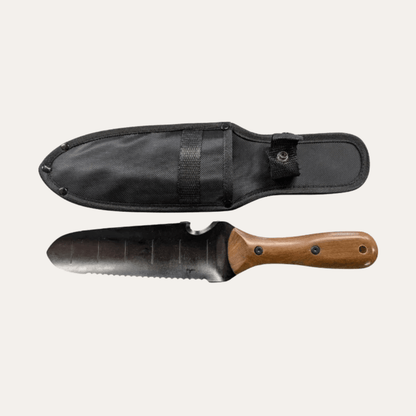 Premium Stainless Steel Gardening Knife with Walnut Grip | Zyphhra