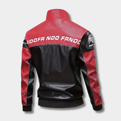 Racing Moto Leather Jacket | Zyphhra