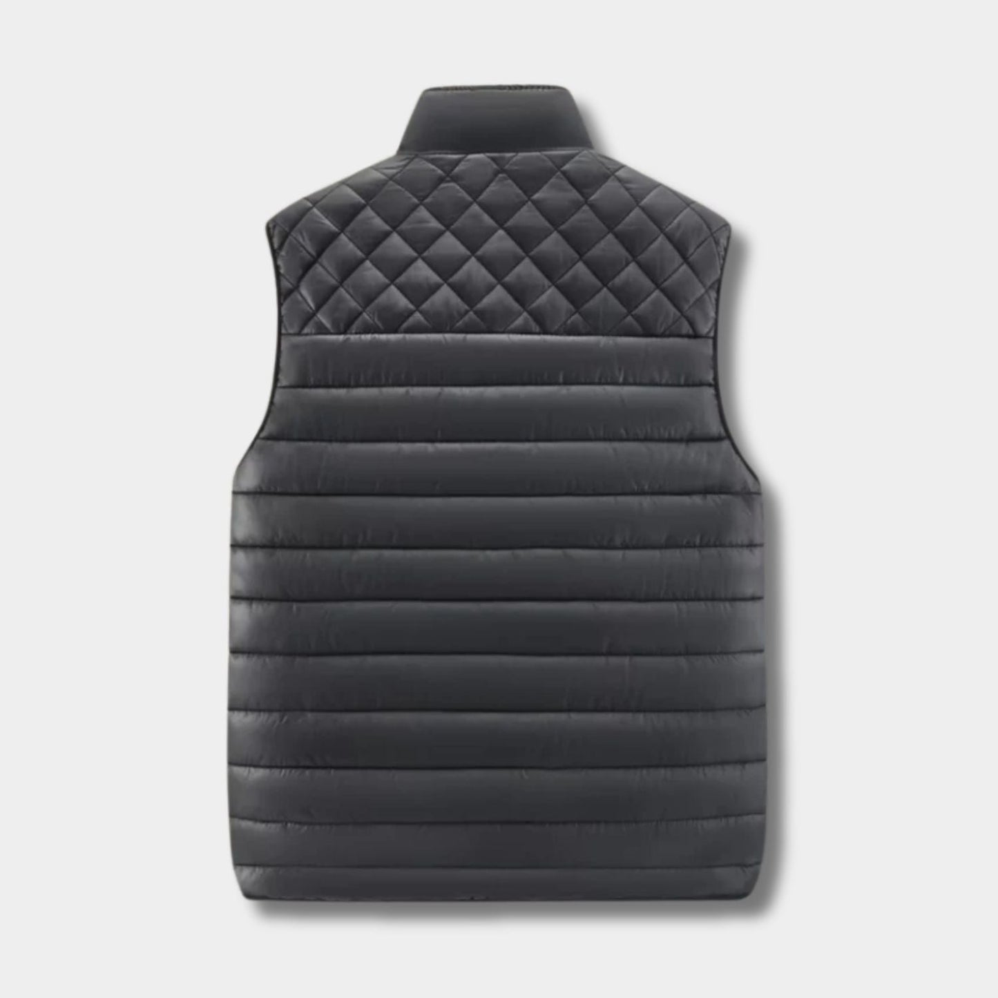 Quilted Stand Collar Puffer Gilet | Zyphhra