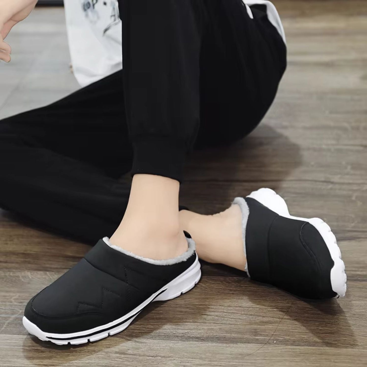 Plush Lined Slip-On Slippers | Zyphhra