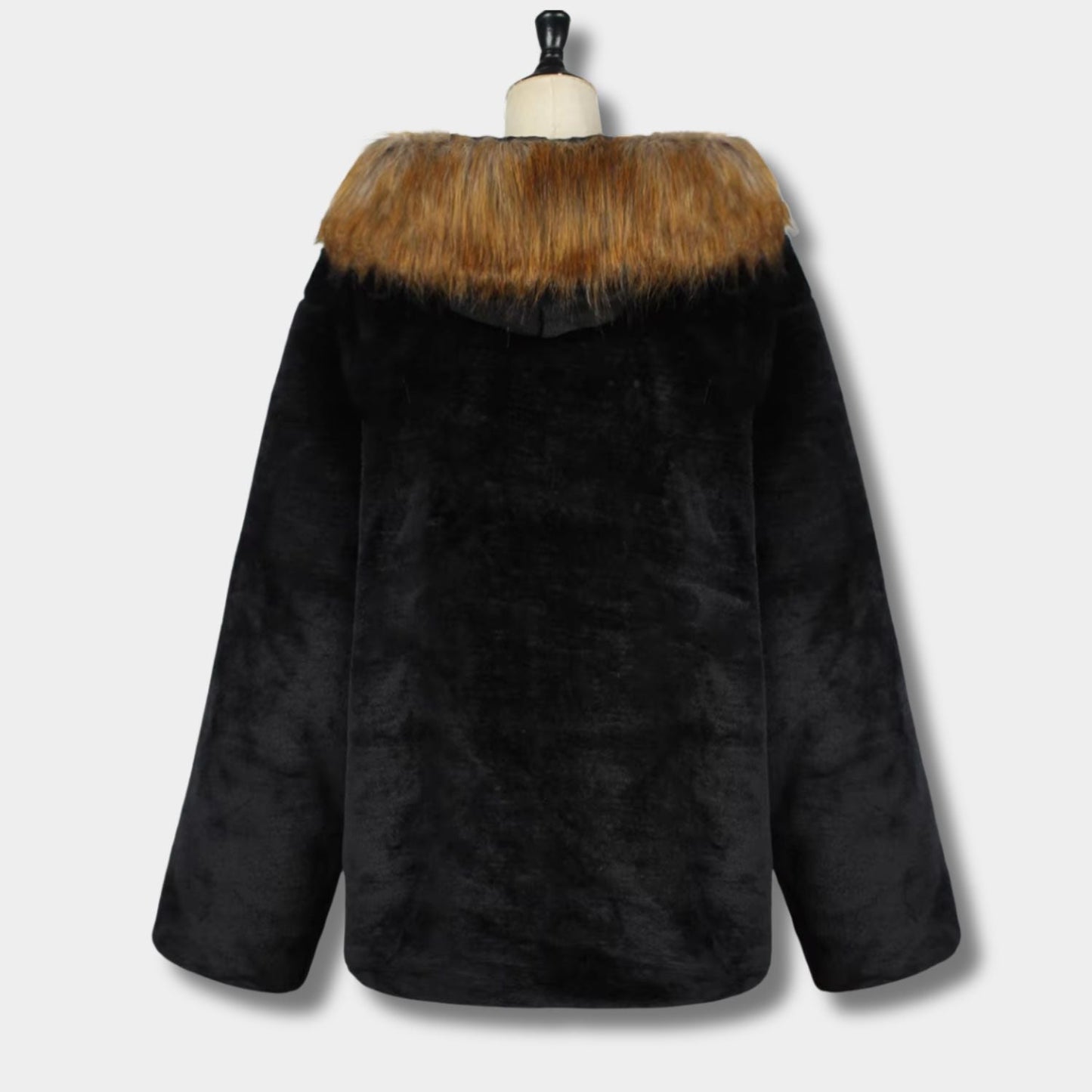Hooded Faux Fur Jacket | Zyphhra