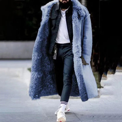 Faux Fur Lined Winter Over Coat | Zyphhra